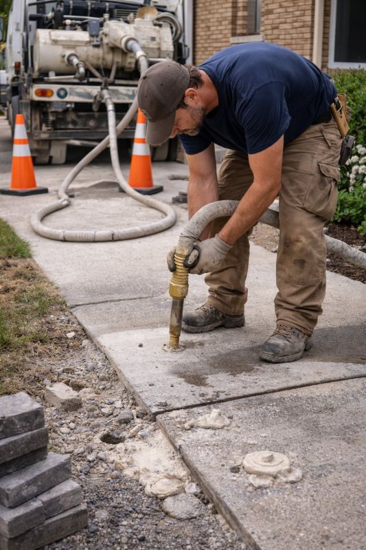 Concrete Mudjacking in Des Moines, IA