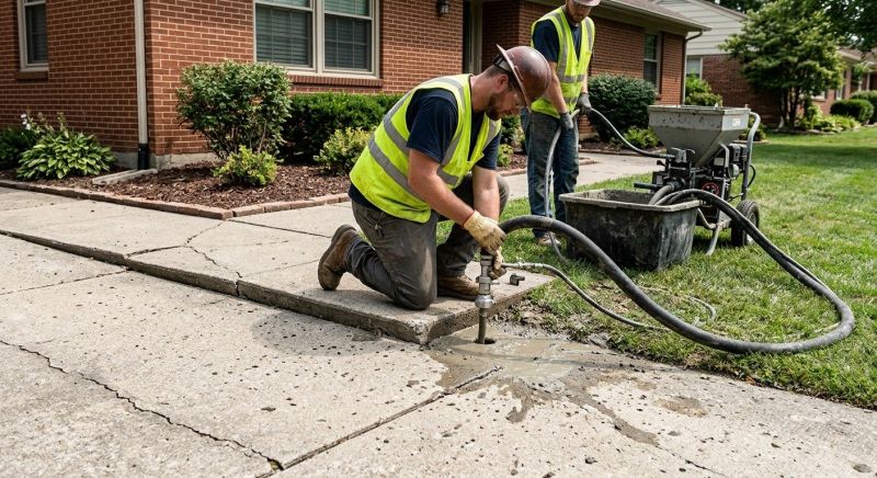 Concrete Settlement Repair in Miami Dade County, FL