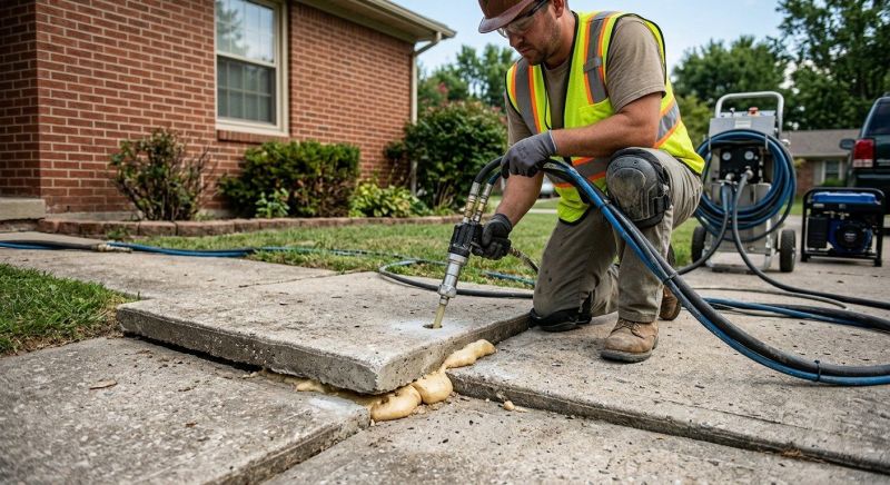 Slab Jacking in West Des Moines, IA