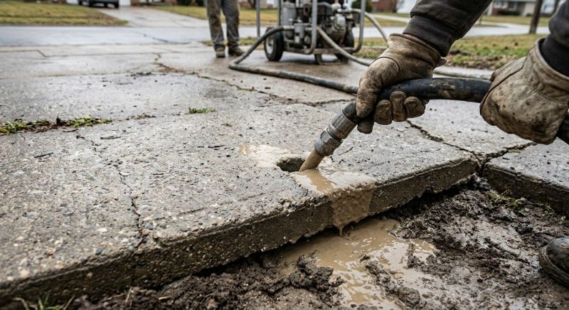 Sunken Driveway Lifting in Tampa, FL