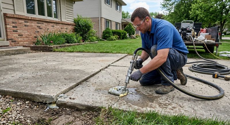 Sunken Patio Repair in Corpus Christi, TX